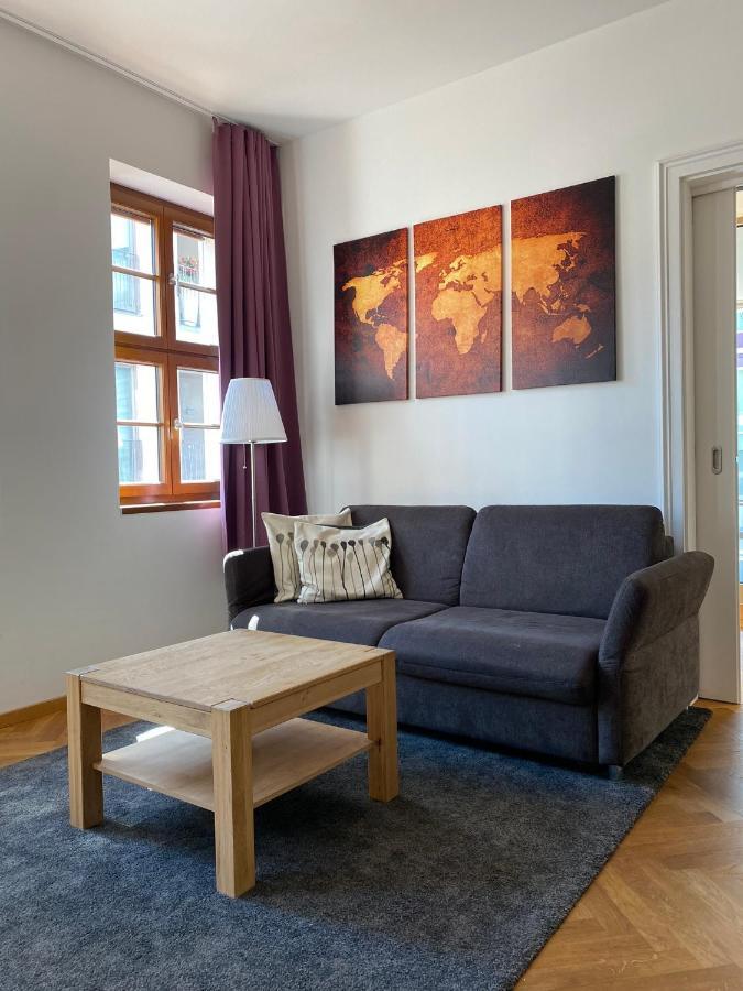 Grosszuegiges Apartment Mit Blick Zur Frauenkirche เดรสเดน ภายนอก รูปภาพ